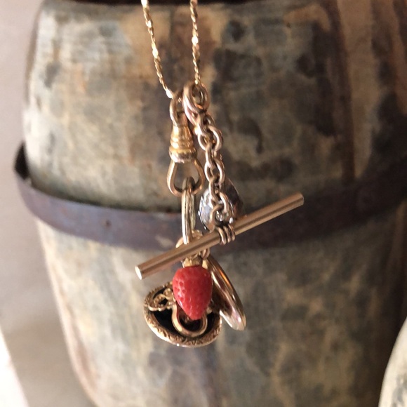 Edwardian watch chain toggle/charm - Picture 7 of 17